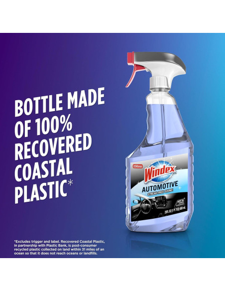 Limpiador de Ventanas Windex Auto 680 ml - Brillo Sin Rayas