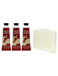 Conjunto de Crema de Manos y Jabón Natural Bath & Body Works