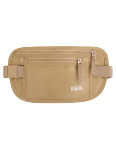 Cinturón de Dinero Unisex Paissit Beige con Bloqueo RFID