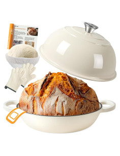 Olla Holandesa AHJ 6QT Hierro Fundido Enameled con Tapa