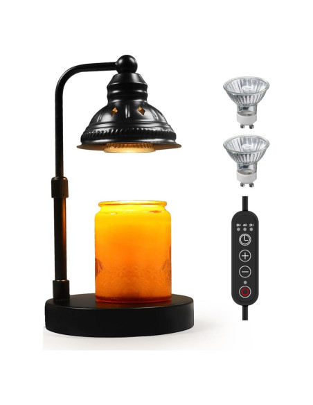 Lámpara Calentadora de Velas LIDORE con Temporizador y USB
