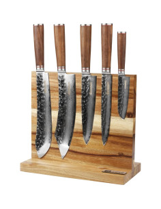 Bloque Magnético para Cuchillos YOUSUNLONG - Madera Acacia 32 cm 2