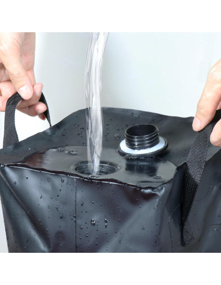 Juego de bolsas de peso para toldo Mrsenloi 10L Negro 39.9 kg