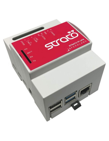 Sfera Labs Strato Pi UPS para Raspberry Pi 4B 2GB - Caja DIN