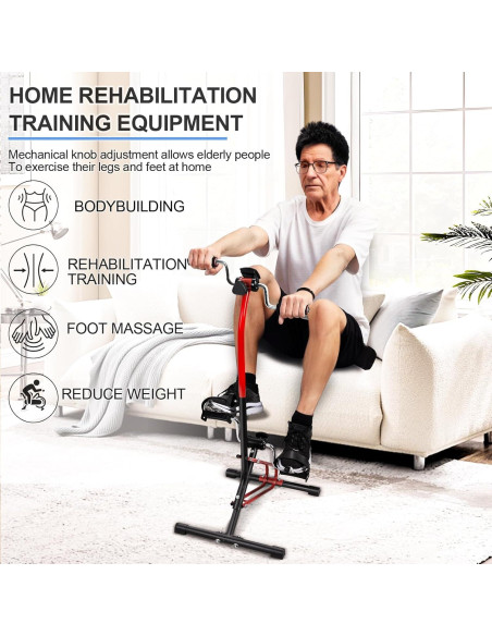 Bicicleta de Ejercicio Ajustable Worparsen para Rehabilitación