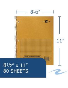 Cuaderno de Laboratorio Roaring Spring 80 Hojas Papel Verde 2