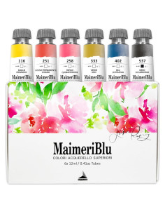Set de Acuarelas MaimeriBlu Jenna Rainey 6 Tubos 12ml