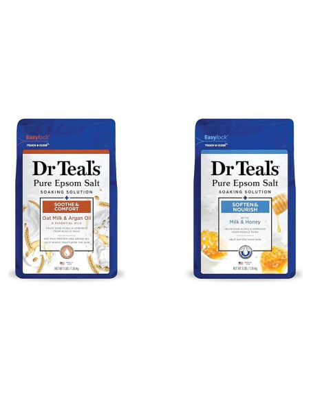 Baño de Sal Epsom Puro Dr Teal's 1.36 kg Alivio y Confort