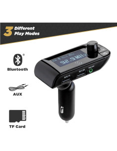 Transmisor FM Bluetooth 5.0 Scosche SBTFM2-XCES0 con Carga USB 2
