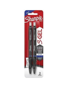 Bolígrafo de Gel Retráctil Sharpie S-Gel Azul 0.7 mm 2 pz 2