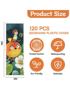 120 Fundas de Laminado FUYITE 5x15 cm 10 Mil Transparentes 2