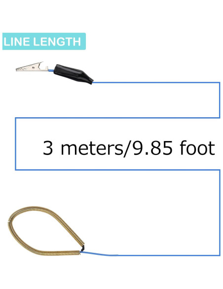 Antena Externa ZHIWHIS AN-10 de 3m con Clip Cocodrilo