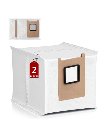 Bolsas de Reemplazo HUKWIMO para Eufy RoboVac E25 E28 - 2 Unidades 3L