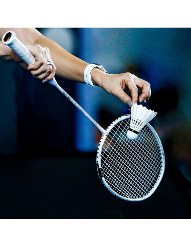 Funda de Raqueta de Bádminton PATIKIL 2 Piezas Terciopelo Negro