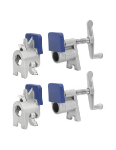 WORKPRO Juego de 2 Abrazaderas de Tubo 19 mm Ergonómicas