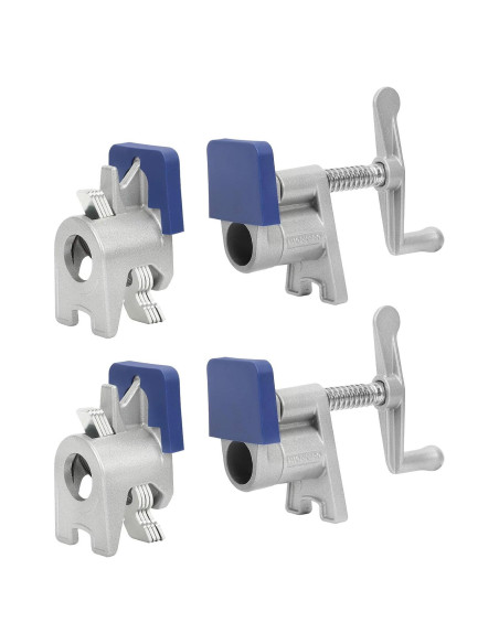 WORKPRO Juego de 2 Abrazaderas de Tubo 19 mm Ergonómicas
