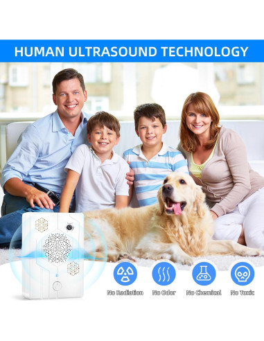 Paquete de 2 Repelentes Ultrasónicos de Murciélagos Lycxbfjia