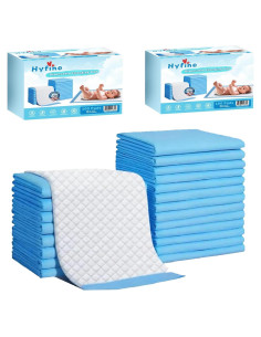98 Almohadillas Desechables para Cambiar Bebés Hyfine 55.9x44.5 cm