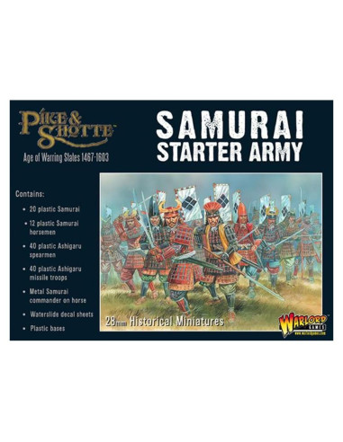 Ejército Inicial Samurai Warlord Games 28mm 100 Miniaturas