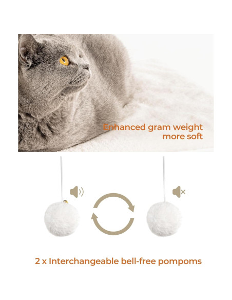 Árbol Rascador para Gatos FourFurPets 90 cm 3 Niveles Marrón