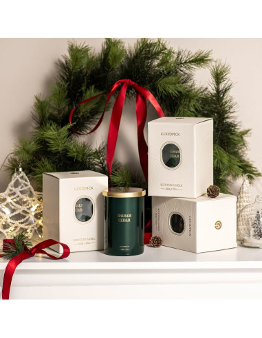 Vela Aromatizada de Soja Goodpick 622 g Cedro Balsámico