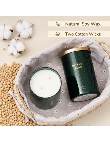 Vela Aromatizada de Soja Goodpick 622 g Cedro Balsámico