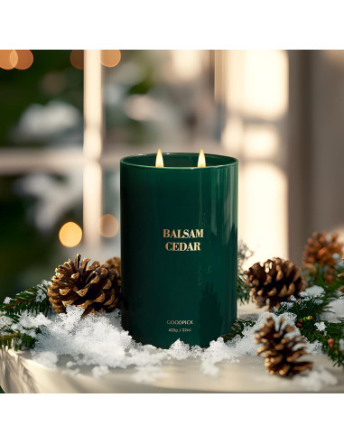Vela Aromatizada de Soja Goodpick 622 g Cedro Balsámico