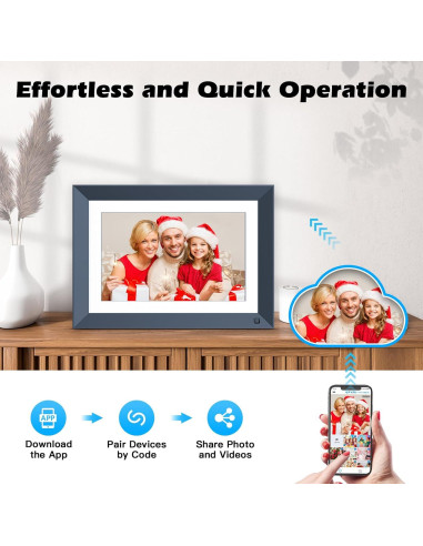 Marco de Fotos Digital WiFi Nethgrow 10.1" Pantalla Táctil 16GB