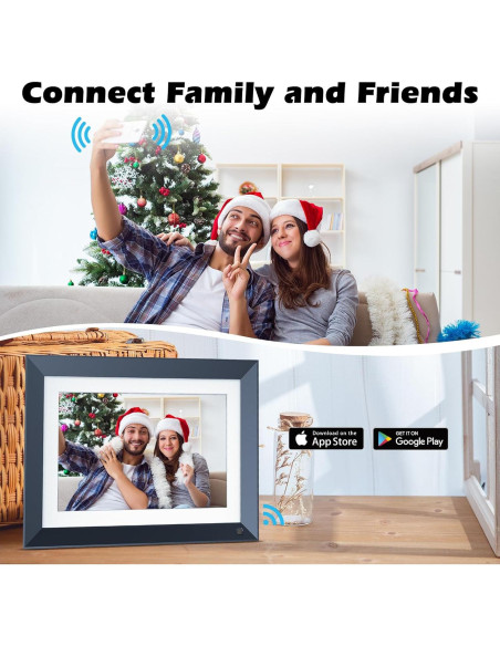 Marco de Fotos Digital WiFi Nethgrow 10.1" Pantalla Táctil 16GB