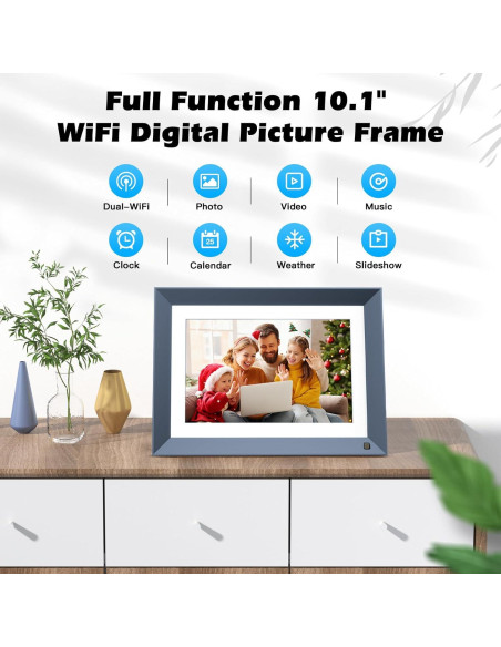 Marco de Fotos Digital WiFi Nethgrow 10.1" Pantalla Táctil 16GB