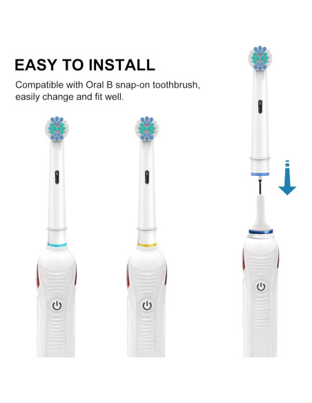 Cabezas de Cepillo de Dientes Eléctrico SetSail Oral B - 4 Unidades