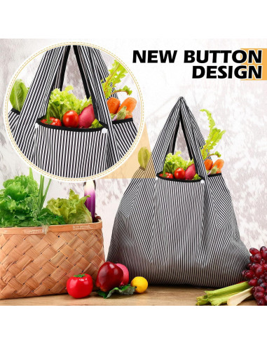 Bolsas de Compras Reutilizables Paterr 4 Piezas Plegables Impermeables