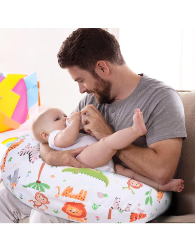 Funda de Almohada de Lactancia Cloele Animal 58x45cm Suave