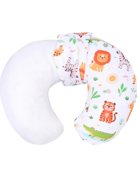 Funda de Almohada de Lactancia Cloele Animal 58x45cm Suave