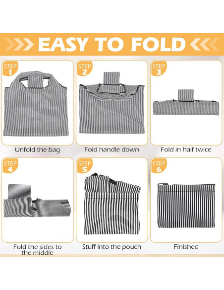 Bolsas de Compras Reutilizables Paterr 4 Piezas Plegables Impermeables