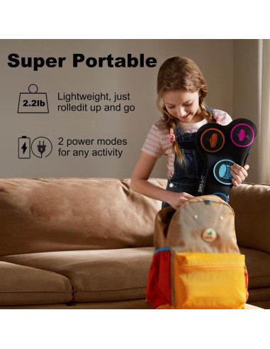 Conjunto de Batería Electrónica The ONE TRD1 9 Pads Portátil