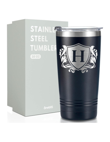 Taza de Viaje Personalizada Onebttl 590ml con Inicial H