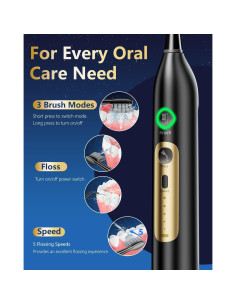 Cepillo de dientes eléctrico Ducard 3 en 1 con irrigador portátil 2