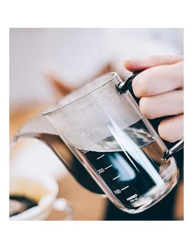 Hario V60 Air Tetera de Goteo 350ml Resina Negra Transparente