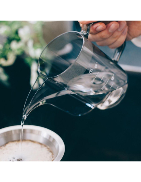 Hario V60 Air Tetera de Goteo 350ml Resina Negra Transparente