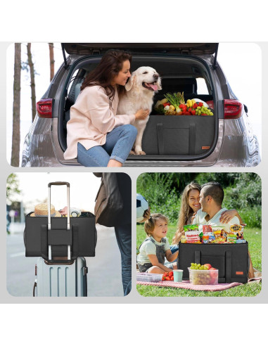 Bolsa de Compras Reutilizable MHOMER Grande Impermeable 56x28x34cm