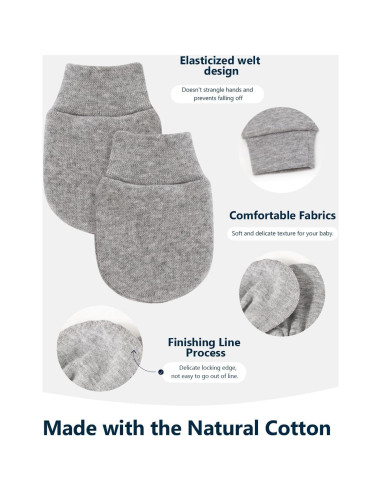 Mitones para Bebés Recién Nacidos Zurlefy - Sin Rasguños