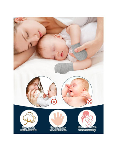 Mitones para Bebés Recién Nacidos Zurlefy - Sin Rasguños