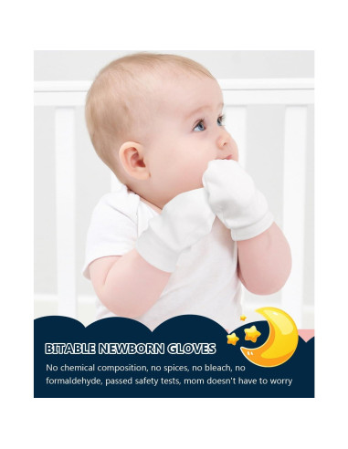 Mitones para Bebés Recién Nacidos Zurlefy - Sin Rasguños