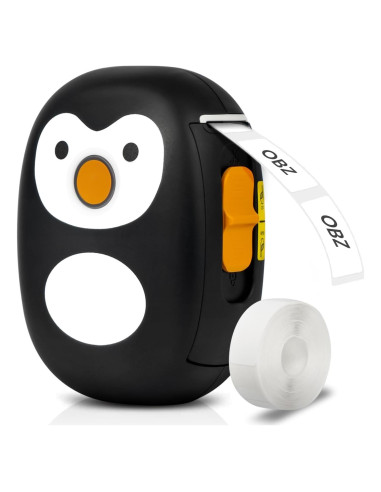 Impresora de Etiquetas Bluetooth OBZ A11 Mini Portátil Negra