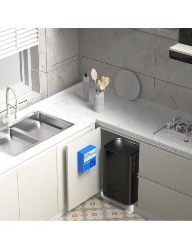 Basurero Automático 6 Galones Aimashi Acero Inoxidable Tapa Silenciosa