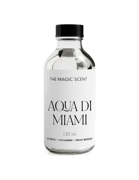 Aceite Difusor Aqua di Miami 120 mL - Aromas de Lujo