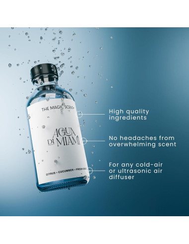 Aceite Difusor Aqua di Miami 120 mL - Aromas de Lujo