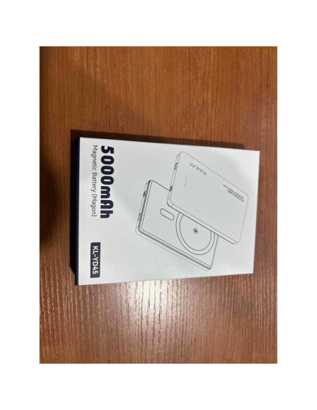 Banco de Energía Inalámbrico Kuulaa 5000mAh MagSafe Gris