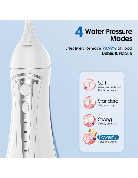 Irrigador Dental Portátil Beautypick 300ML Inalámbrico IPX7